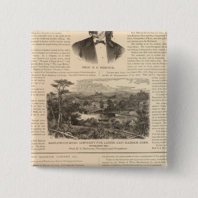 Maplewood Music Seminar für Damen Button (Vorderseite)