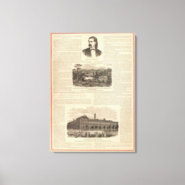 Maplewood Music Seminar für Damen Leinwanddruck (Vorderseite)