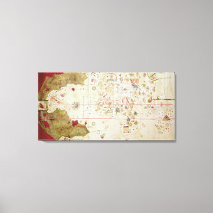 Mappa Mundi, 1502 Leinwanddruck