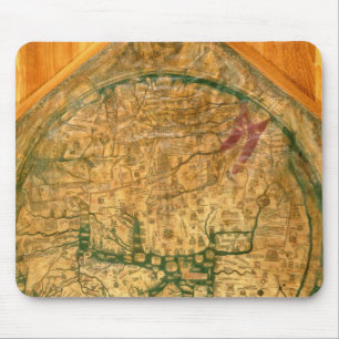 Mappa Mundi, c.1290 Mousepad