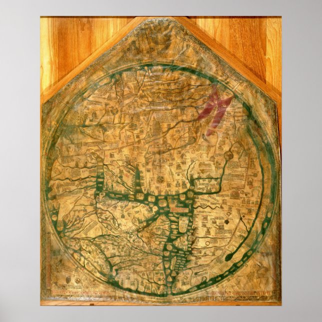 Mappa Mundi, c.1290 Poster (Vorne)