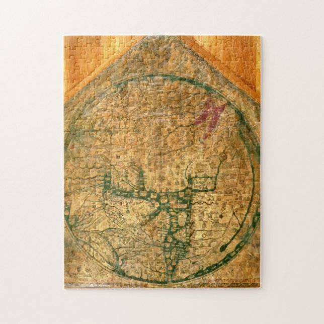 Mappa Mundi, c.1290 Puzzle (Vertikal)