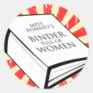 MAPPE VOLL DER FRAUEN RUNDER AUFKLEBER