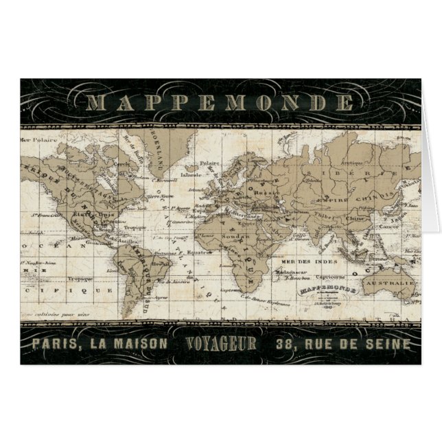 Mappemonde (Vorderseite (Horizontal))