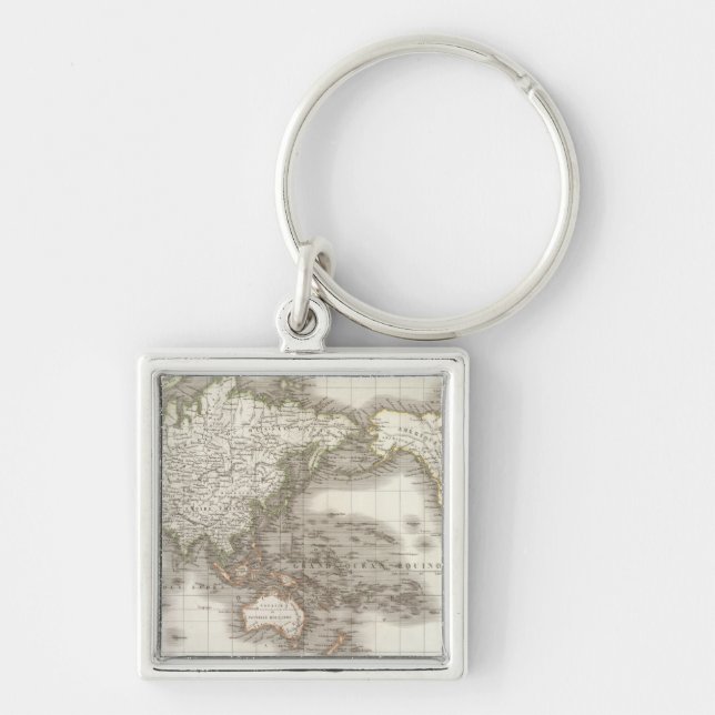 Mappemonde - Globe-Karte Schlüsselanhänger (Vorne)