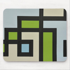 【mapper #3】マウスパッド　抽象画　モダン　レトロ mousepad