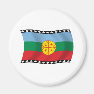 Mapuche-Flaggenmagnet Magnet