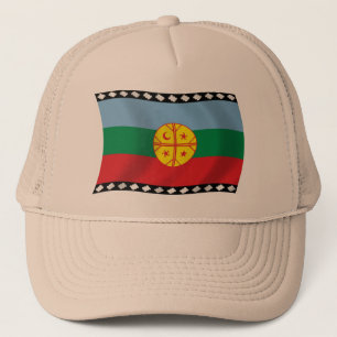 Mapuche-Flaggenmütze Truckerkappe