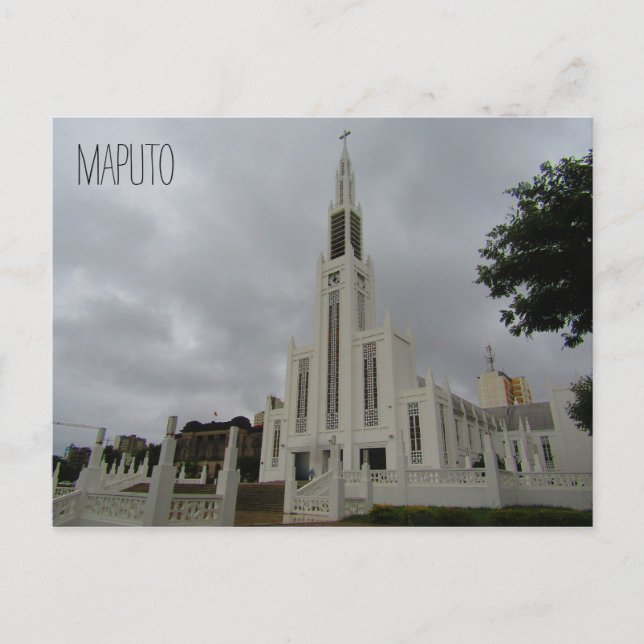 Maputo-Kathedrale Postkarte (Vorderseite)