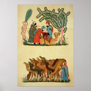 'Maqamat von Al-Hariri', eingraviert von Lestel Poster