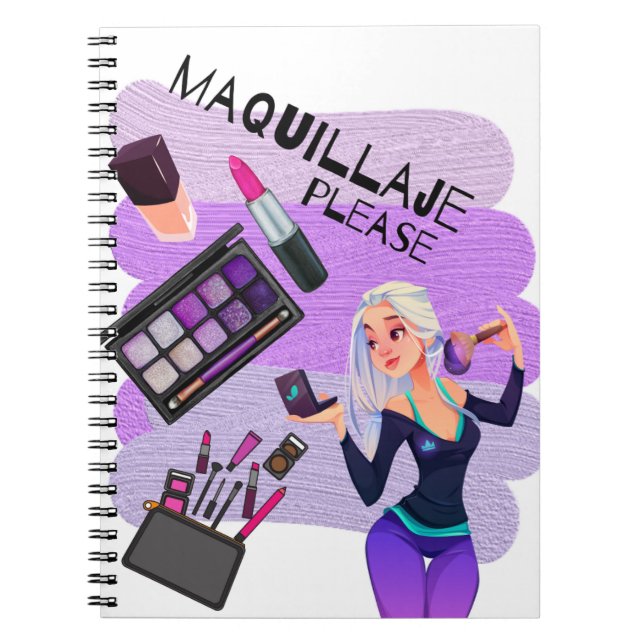 MAQUILLAJE BITTE NOTIZBLOCK (Vorderseite)
