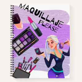 MAQUILLAJE BITTE NOTIZBUCH