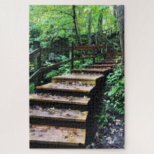 Maquoketa Höhlen Staat Parktreppe Puzzle