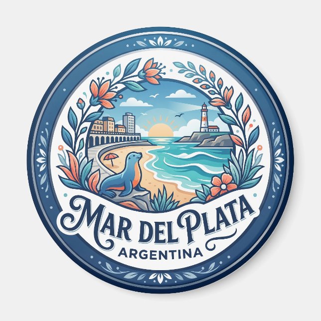 Mar del Plata Argentinien Magnet (Vorne)
