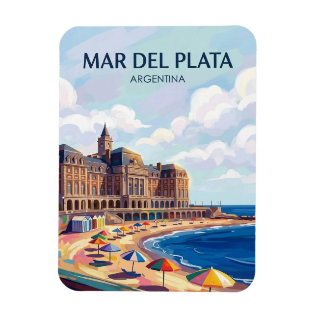 Mar del Plata Argentinien Magnet (Vertikal)