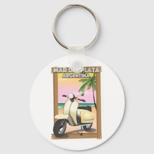 Mar del Plata Strand Argentinien Schlüsselanhänger