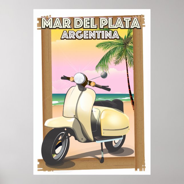 Mar del Plata Strandposter Poster (Vorne)