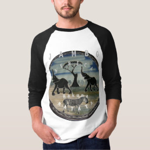 Mara Trompete Ruhm Afrikanischer Elefant Zebra Bek T-Shirt