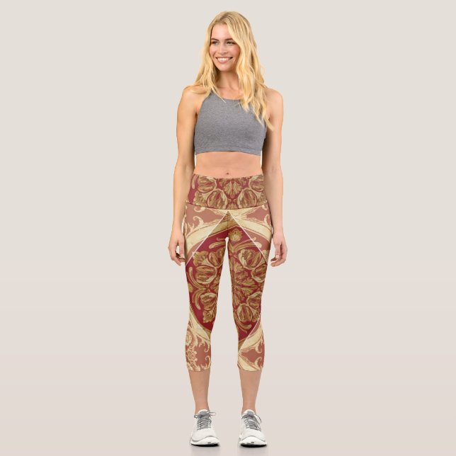 Mara Trumpet Glory Baroque:  Fitness Gear  Capri Leggings (Vorderseite)