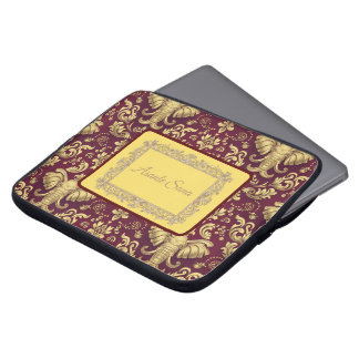 Mara Trumpeting Glory: Crimson & Gold Asante Sana Laptopschutzhülle