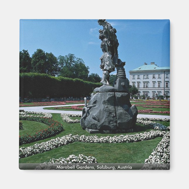 Marabell Gardens, Salzburg, Österreich Magnet (Vorne)