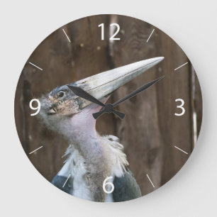 Marabou Stork Große Wanduhr