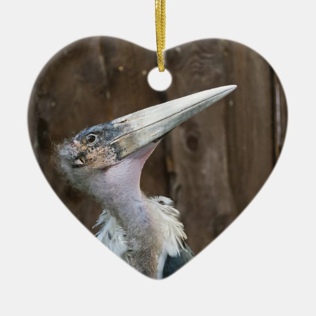 Marabou Stork Keramikornament (Vorne)