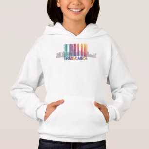 Maracaibo City Barcode Art Latin Pride Hoodie