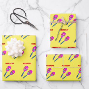 Maracas Geschenkpapier Set