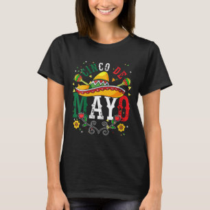 Maracas Mexican Fiesta Mexico Party Sombrer T-Shirt