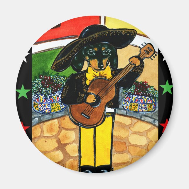 Marachi Doxie Magnet (Vorne)