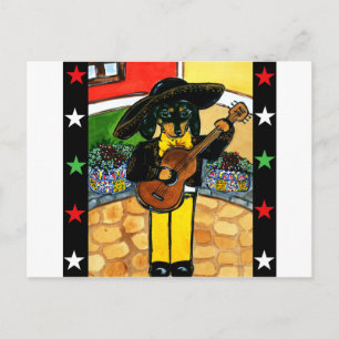 Marachi Doxie Postkarte