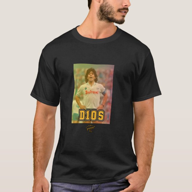 Maradona D10S Neapel T-Shirt (Vorderseite)