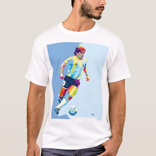 Maradona legendary football player  T-Shirt (Vorderseite)