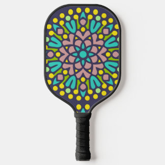 Marakechmosaik, Mandala-Muster Pickleball Schläger