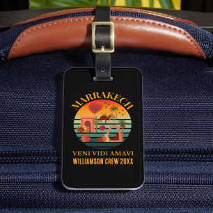 MARAKKESH Veni Vidi Amavi Marokko Familienurlaub Gepäckanhänger