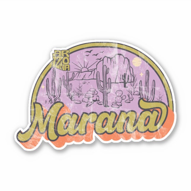 Marana, Arizona Aufkleber (Vorderseite)
