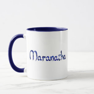 Maranatha Effet Blau Tasse