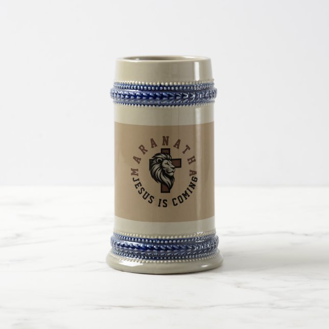 Maranatha Jesus kommt  Bierglas (Mittel)