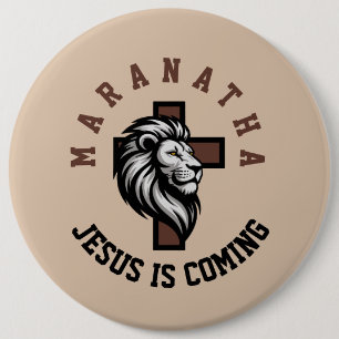 Maranatha Jesus kommt Button