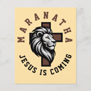 Maranatha Jesus kommt Flyer