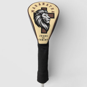 Maranatha Jesus kommt Golfkopfabdeckung Golf Headcover