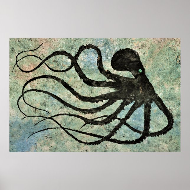 Maranda's Octopus - 36" x 24" Poster (Vorne)