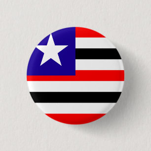 Maranhão, brasilianischer Staatsflaggenknopf Button