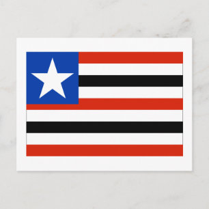 Maranhão, Flagge Brasiliens Postkarte