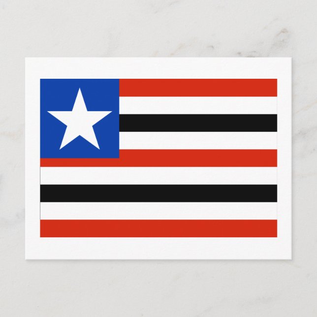 Maranhão, Flagge Brasiliens Postkarte (Vorderseite)