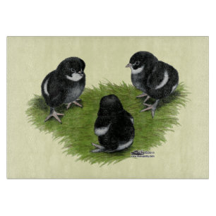 Marans Schwarz Kupfer Küken Schneidebrett
