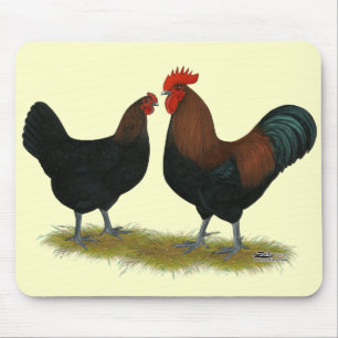 Marans schwarzes Kupfer Mousepad