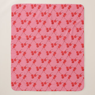 Maraschino-Kirschen Rosa Rot Decke Sherpadecke