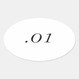 Marathon-Aufkleber Ovaler Aufkleber